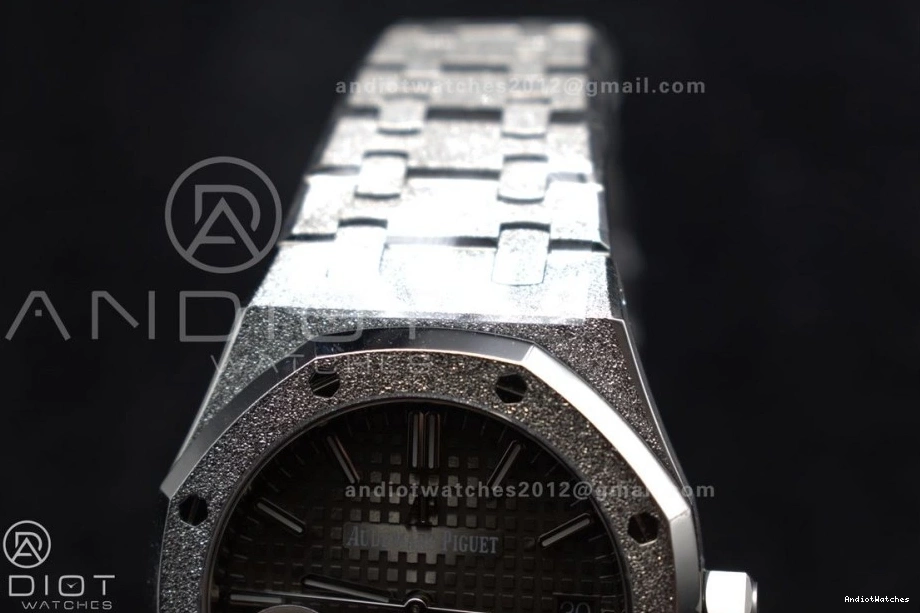 37mm APSF SS Royal 1:1 SA3120 SS Grey 1031 Super on Bracelet Best Dial Oak Frosted Clone Lightweight Textured 15454 Edition 1230